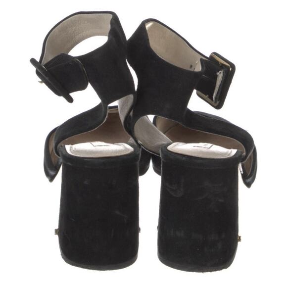 Louise Et Cie Ines Ankle Strap Pump Bla Me Suede Sz 11 - Picture 4 of 5